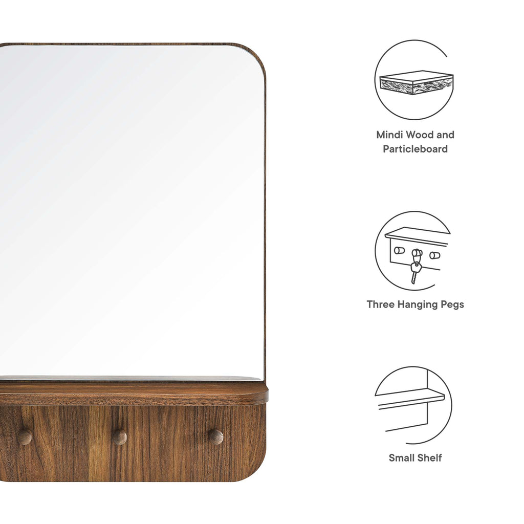 Lumina Mirror - Walnut