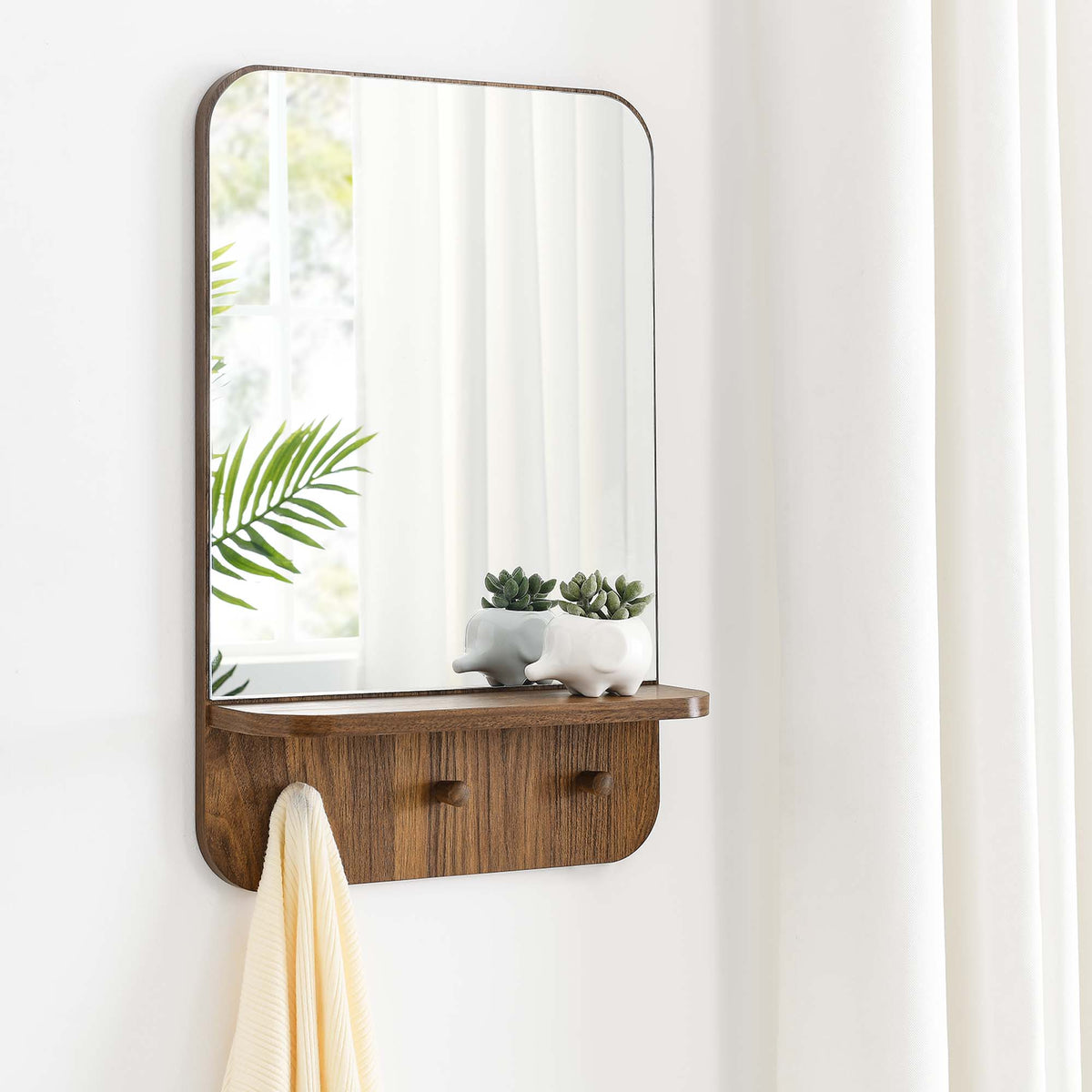 Lumina Mirror - Walnut
