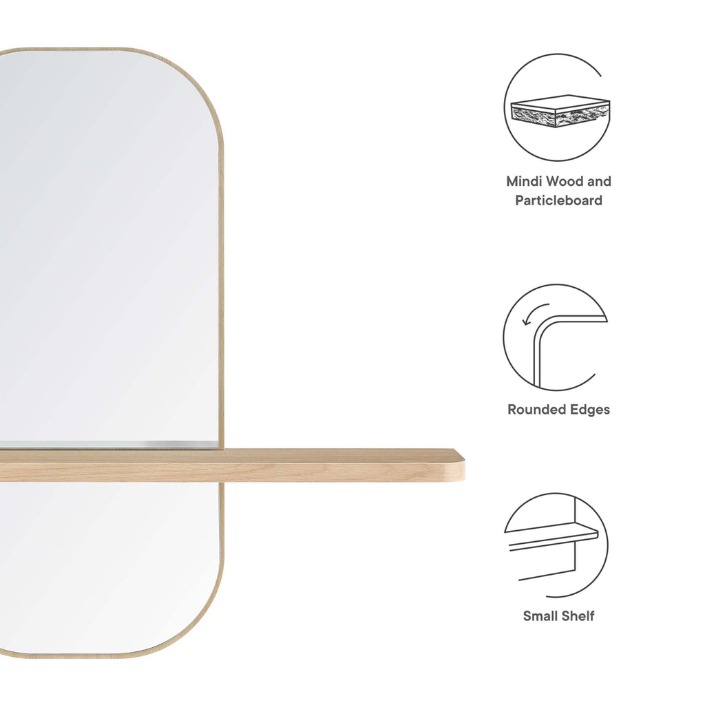 Solstice Mirror - Oak
