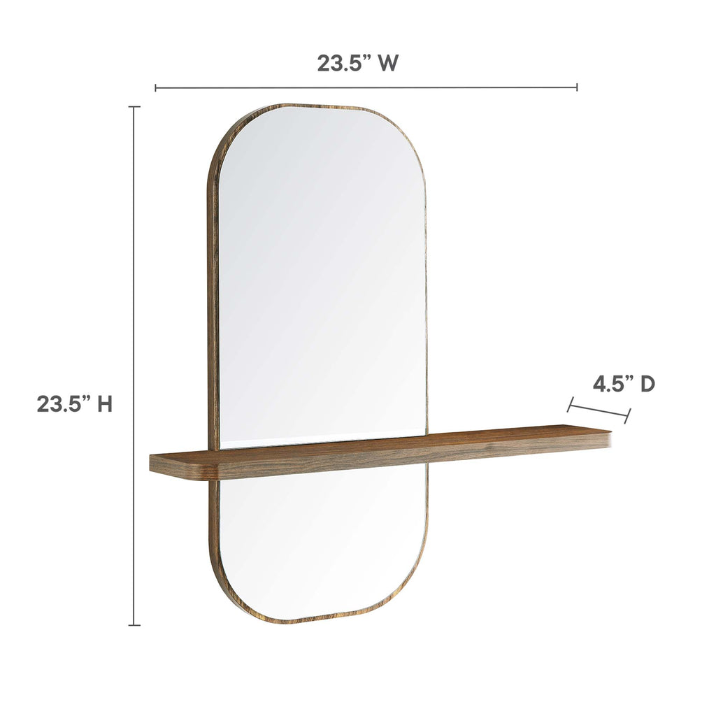 Solstice Mirror - Walnut