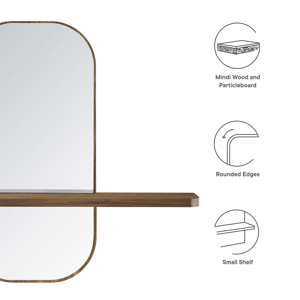 Solstice Mirror - Walnut