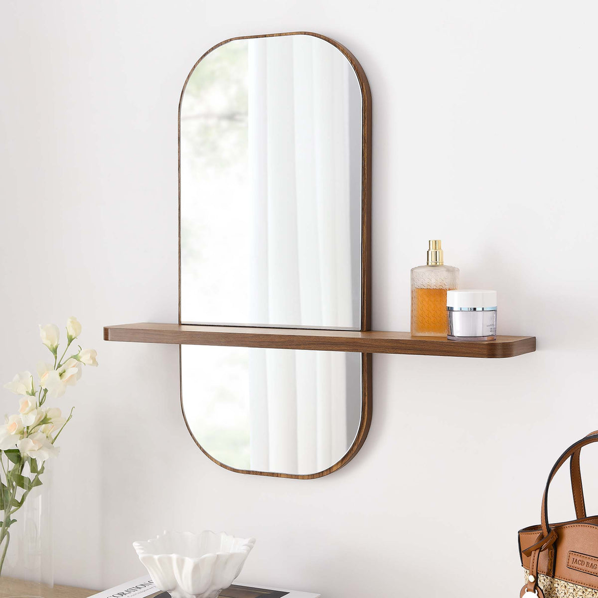 Solstice Mirror - Walnut