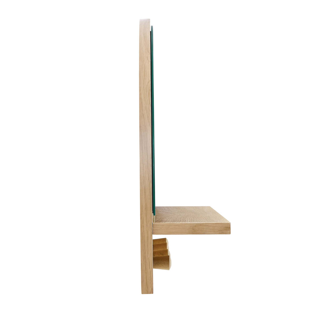 Moonbeam Arched Mirror - Oak