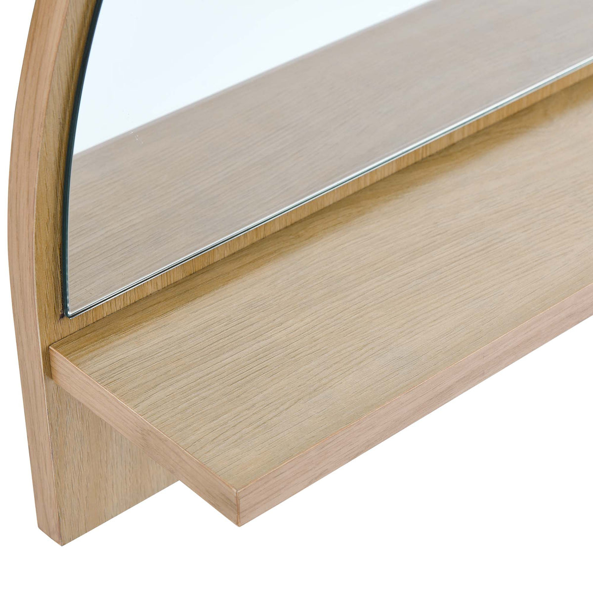 Moonbeam Arched Mirror - Oak