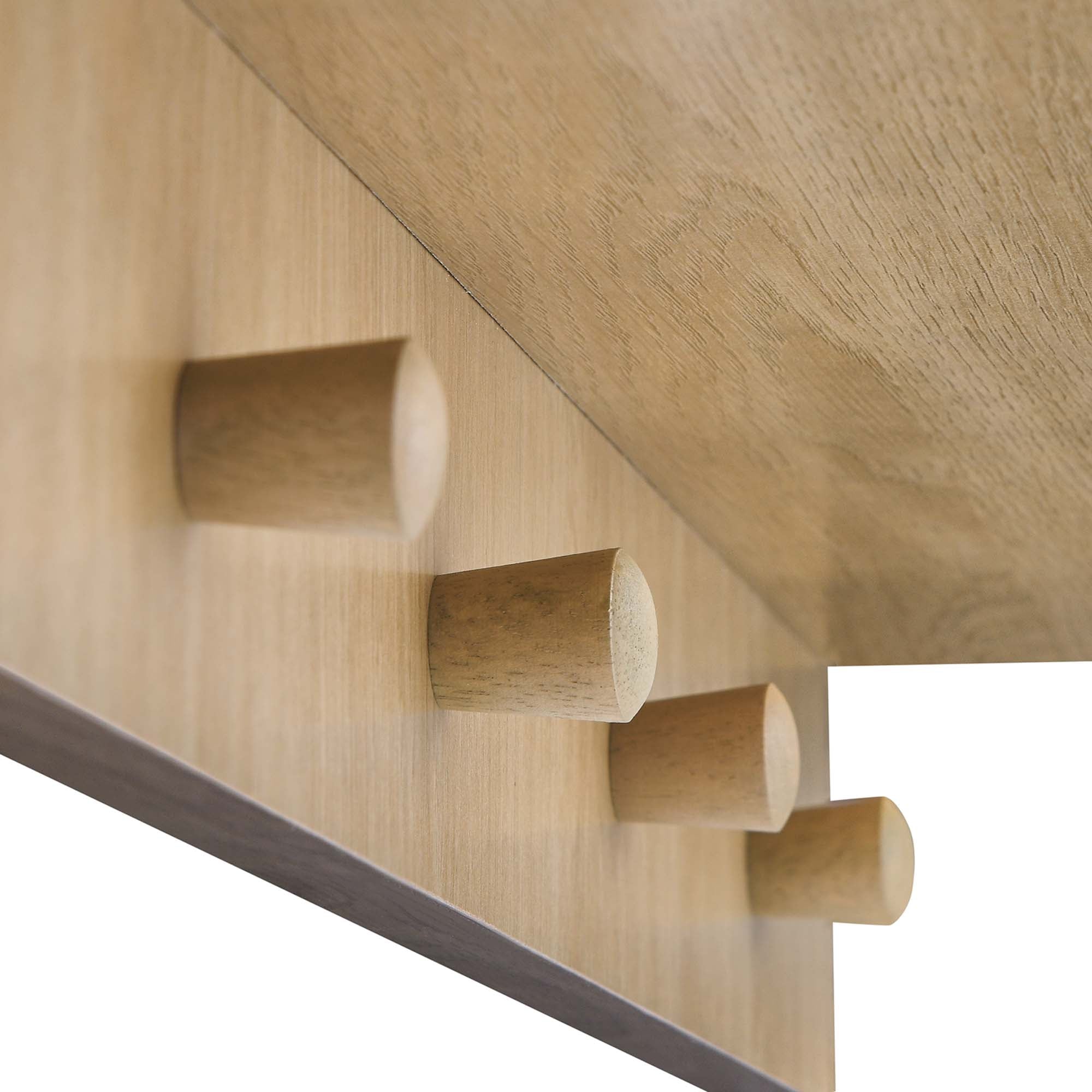 Moonbeam Arched Mirror - Oak