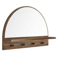 Moonbeam Arched Mirror - Walnut