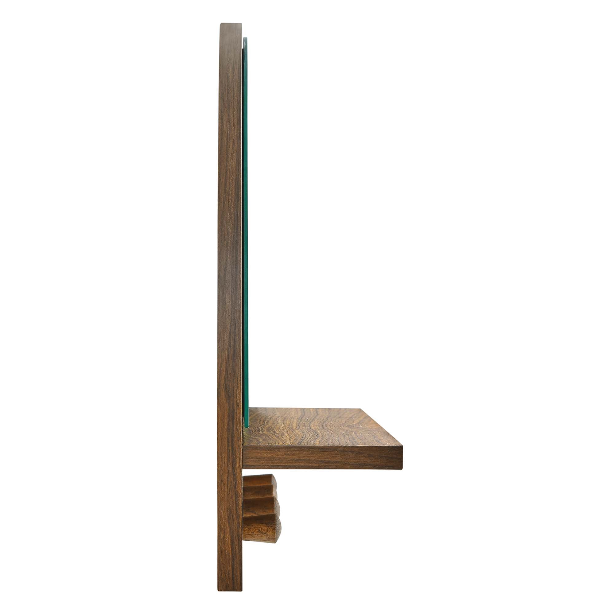 Moonbeam Arched Mirror - Walnut