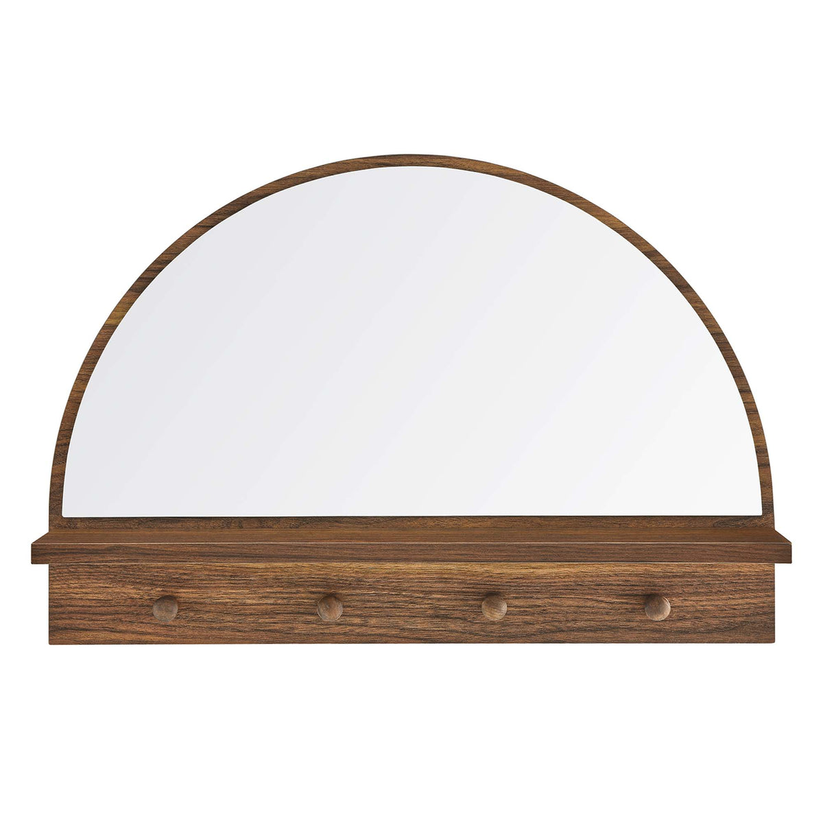 Moonbeam Arched Mirror - Walnut