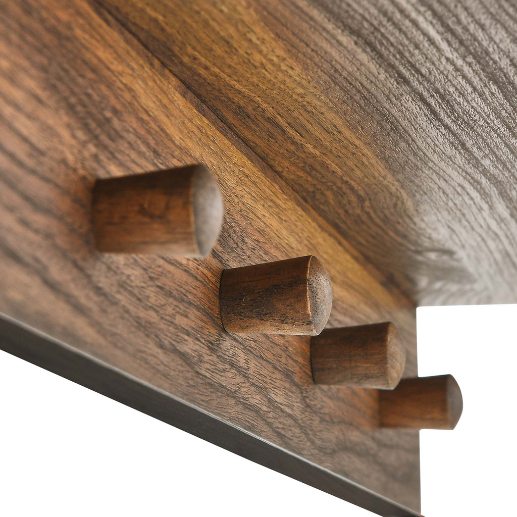 Moonbeam Arched Mirror - Walnut