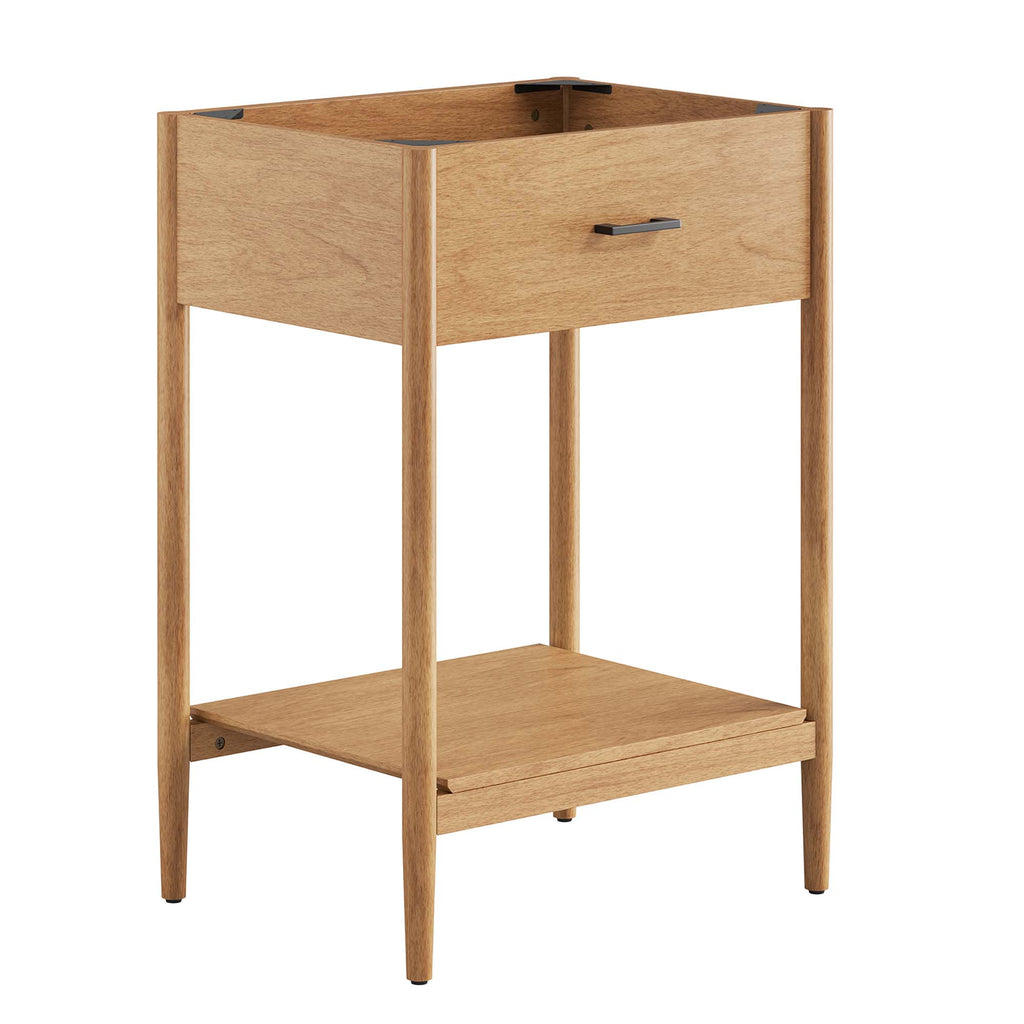 Zaire 24" Bathroom Vanity Cabinet (Sink Basin Not Included) - Natural