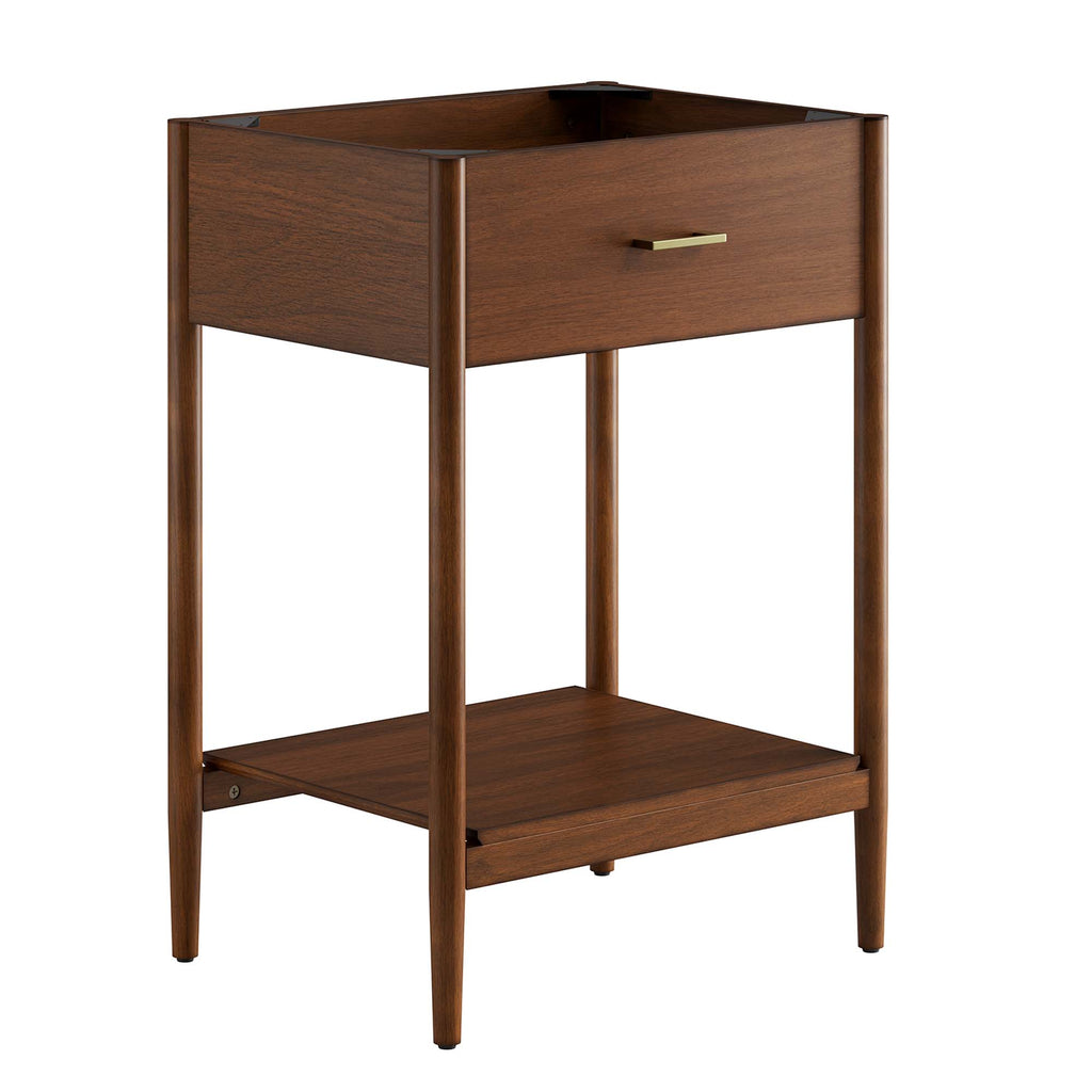Zaire 24" Bathroom Vanity Cabinet (Sink Basin Not Included) - Walnut