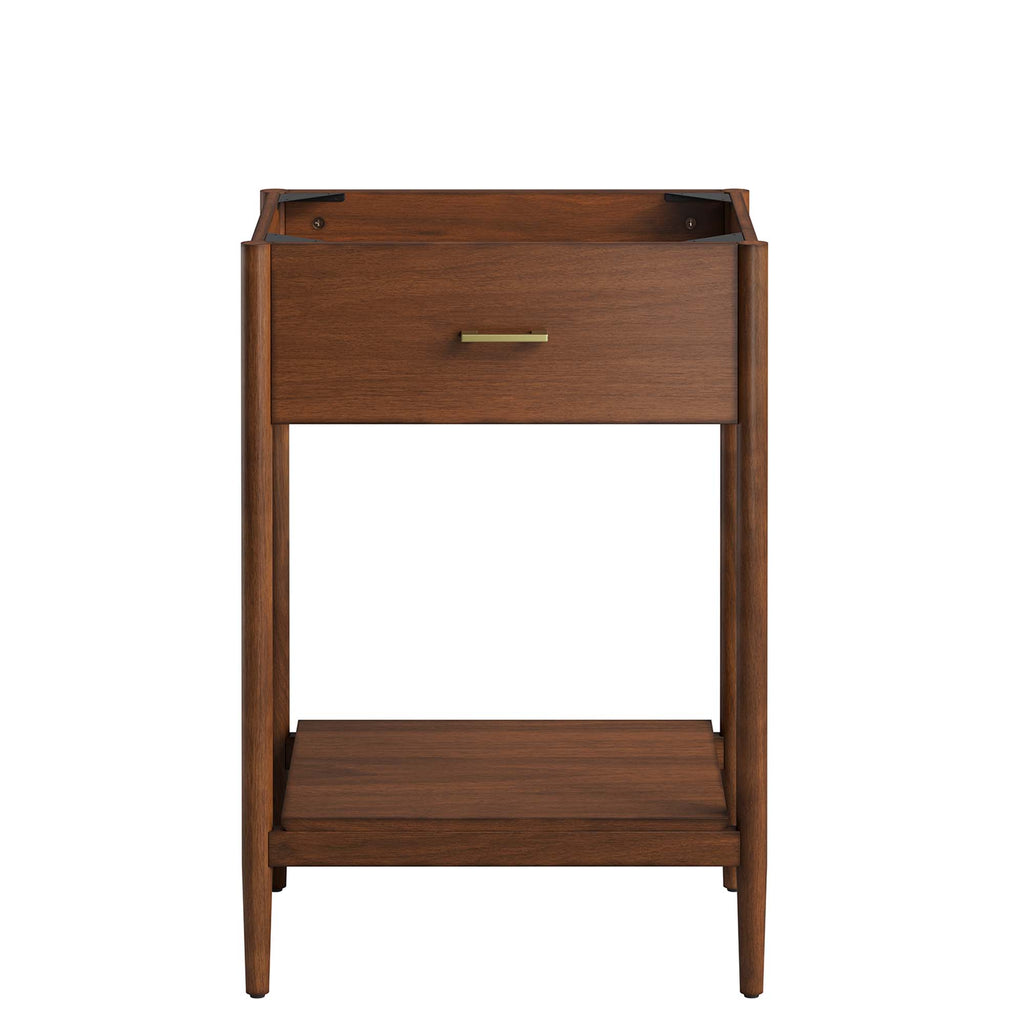 Zaire 24" Bathroom Vanity Cabinet (Sink Basin Not Included) - Walnut