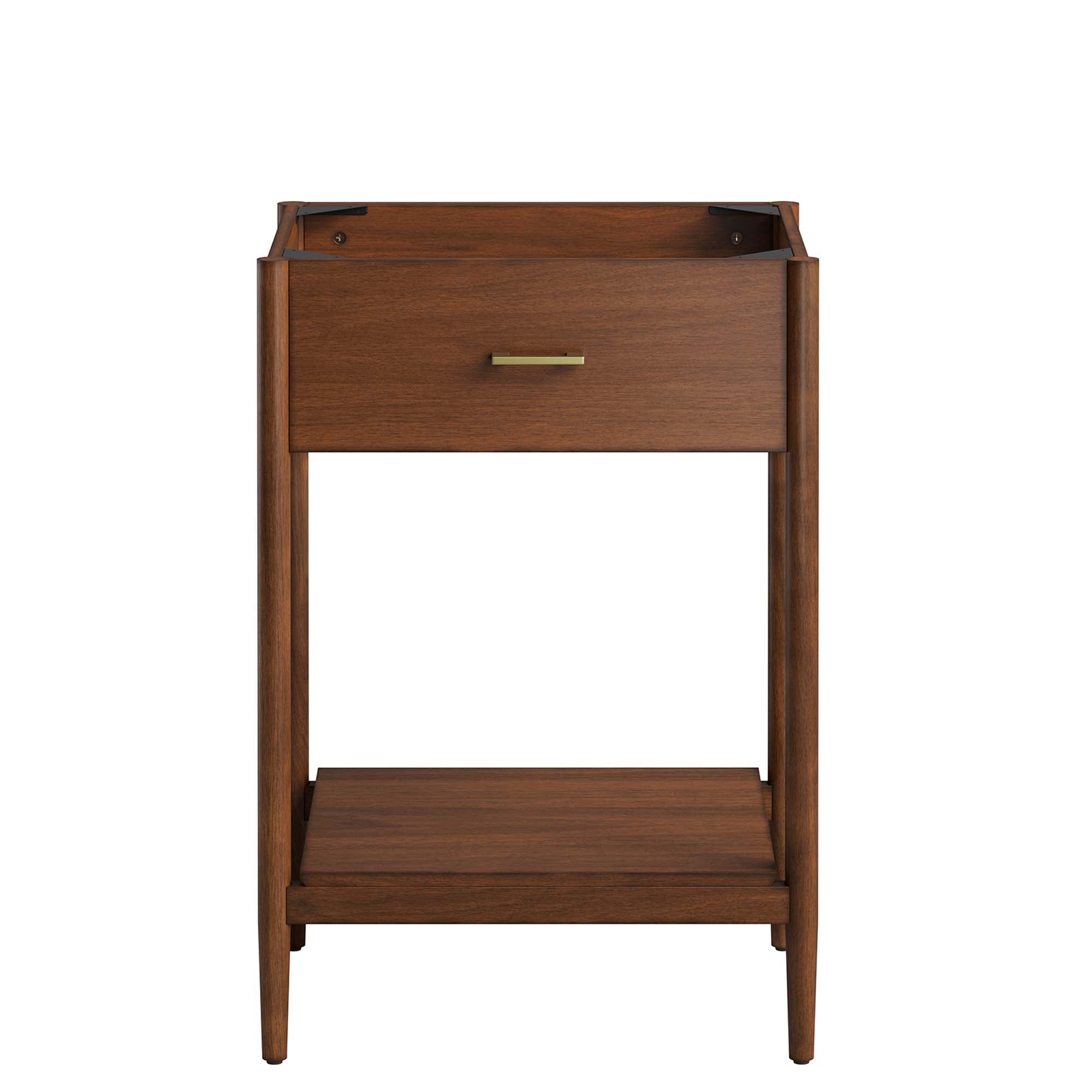 Zaire 24" Bathroom Vanity Cabinet (Sink Basin Not Included) - Walnut