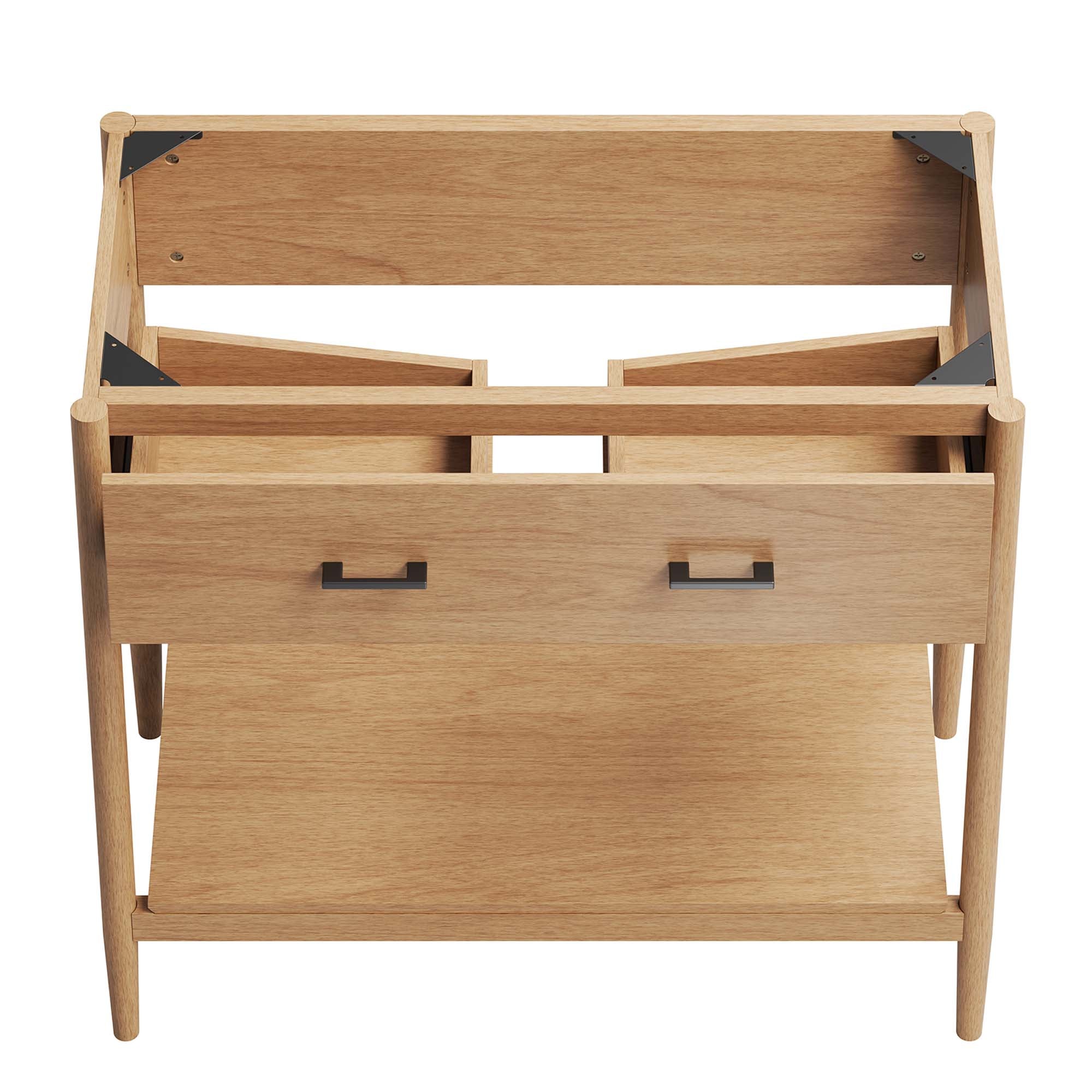 Zaire 36" Bathroom Vanity Cabinet (Sink Basin Not Included) - Natural