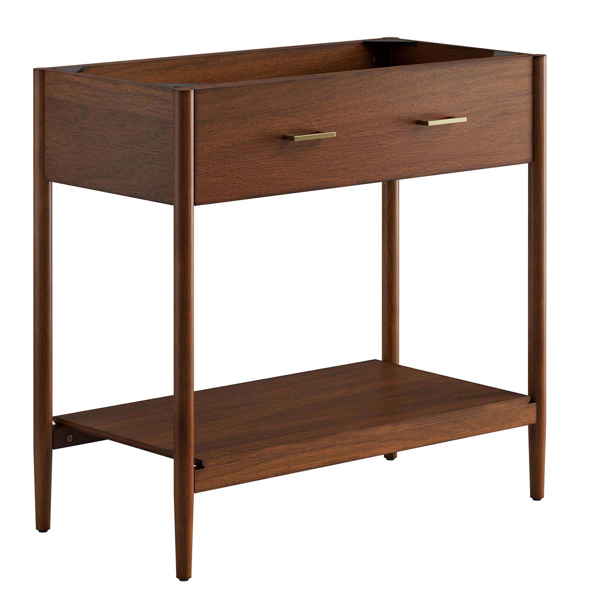 Zaire 36" Bathroom Vanity Cabinet (Sink Basin Not Included) - Walnut