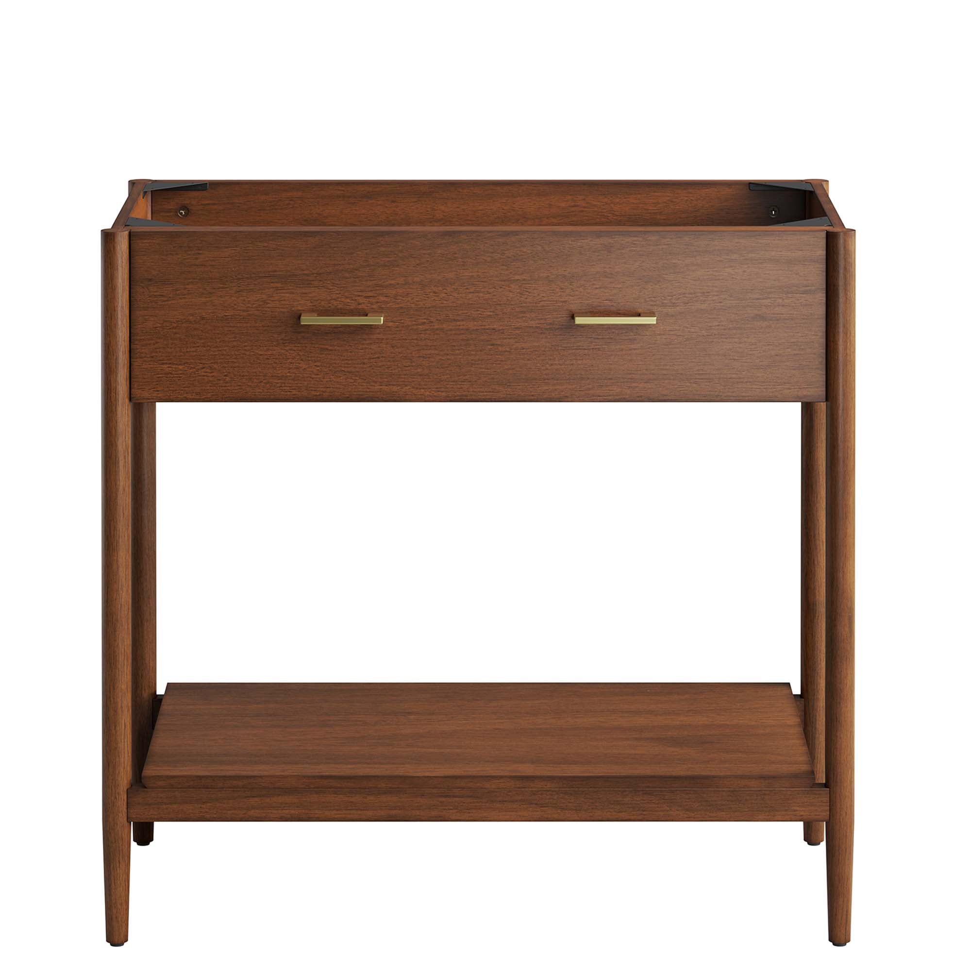 Zaire 36" Bathroom Vanity Cabinet (Sink Basin Not Included) - Walnut