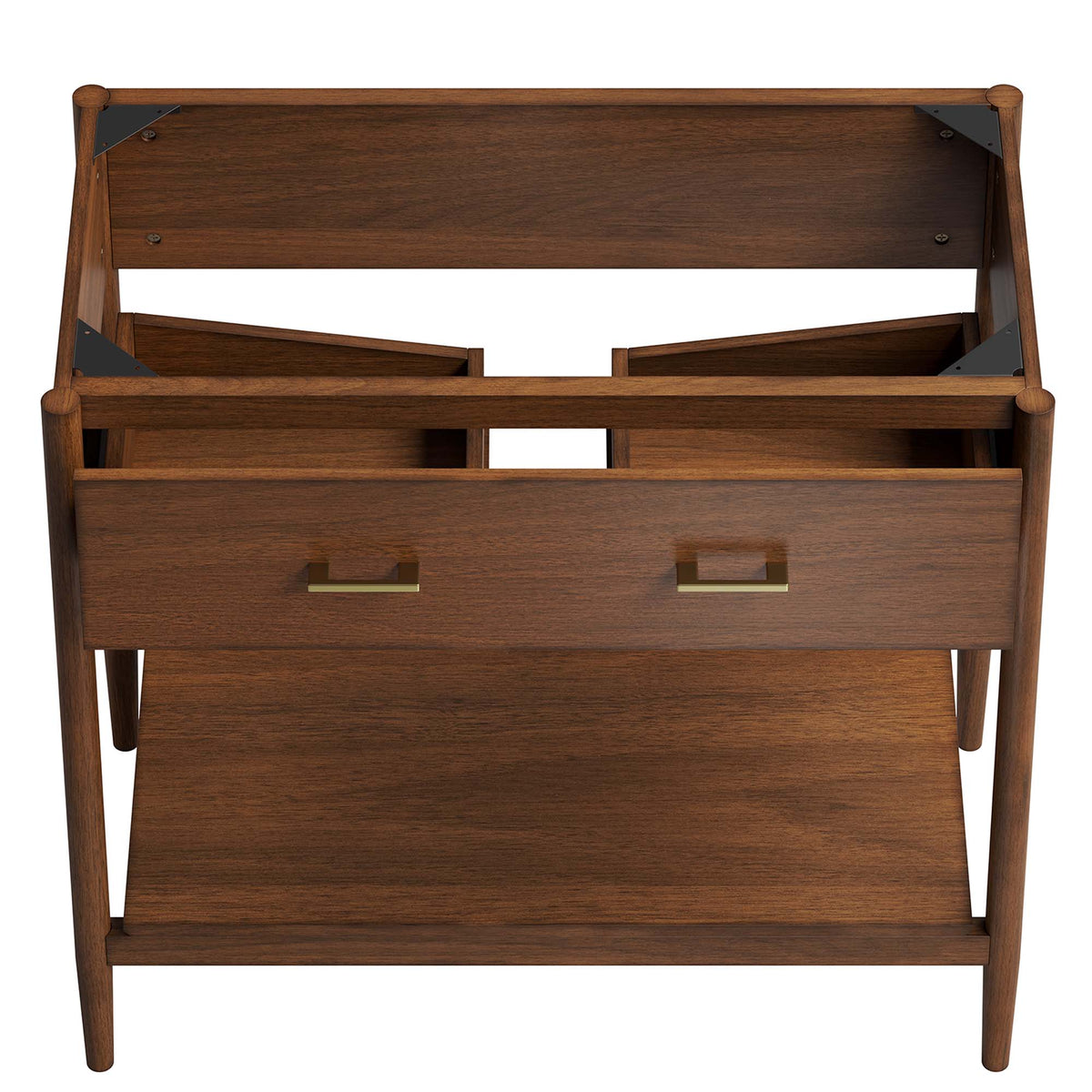 Zaire 36" Bathroom Vanity Cabinet (Sink Basin Not Included) - Walnut