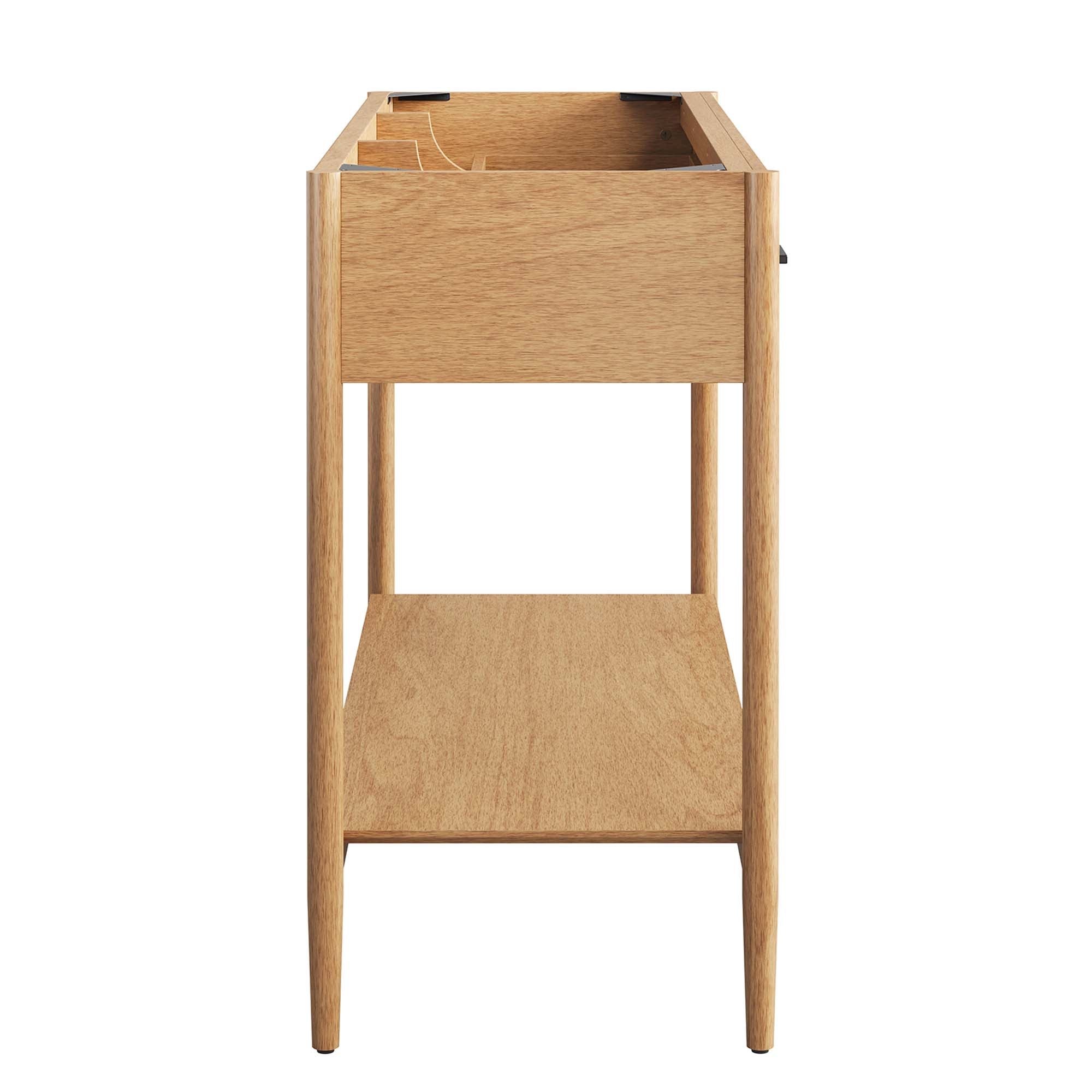 Zaire 48" Single Sink Compatible Bathroom Vanity Cabinet (Sink Basin Not Included) - Natural