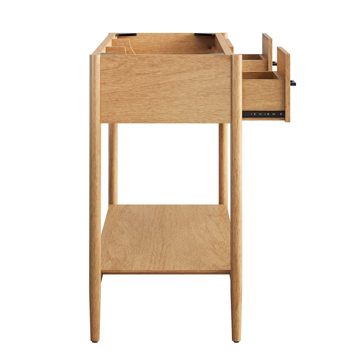 Zaire 48" Single Sink Compatible Bathroom Vanity Cabinet (Sink Basin Not Included) - Natural
