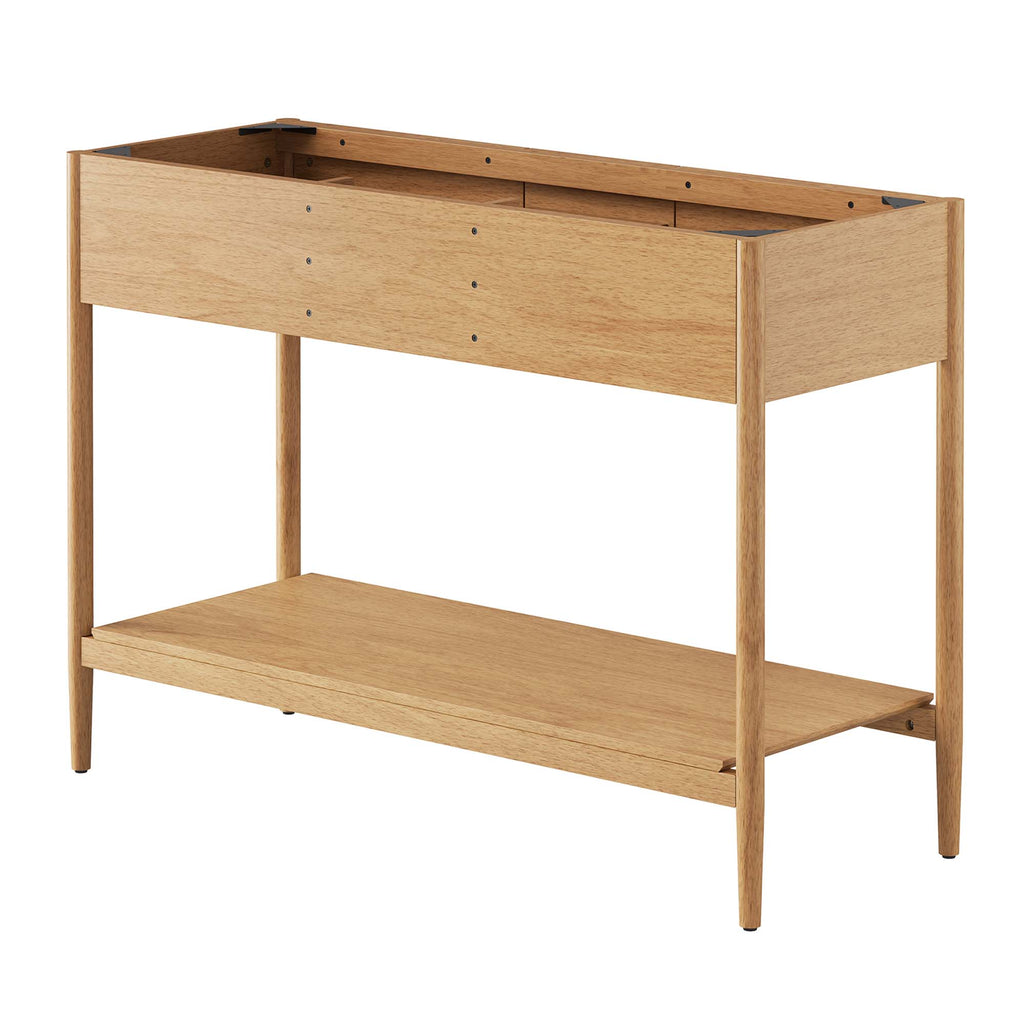 Zaire 48" Double Sink Compatible Bathroom Vanity Cabinet (Sink Basin Not Included) - Natural