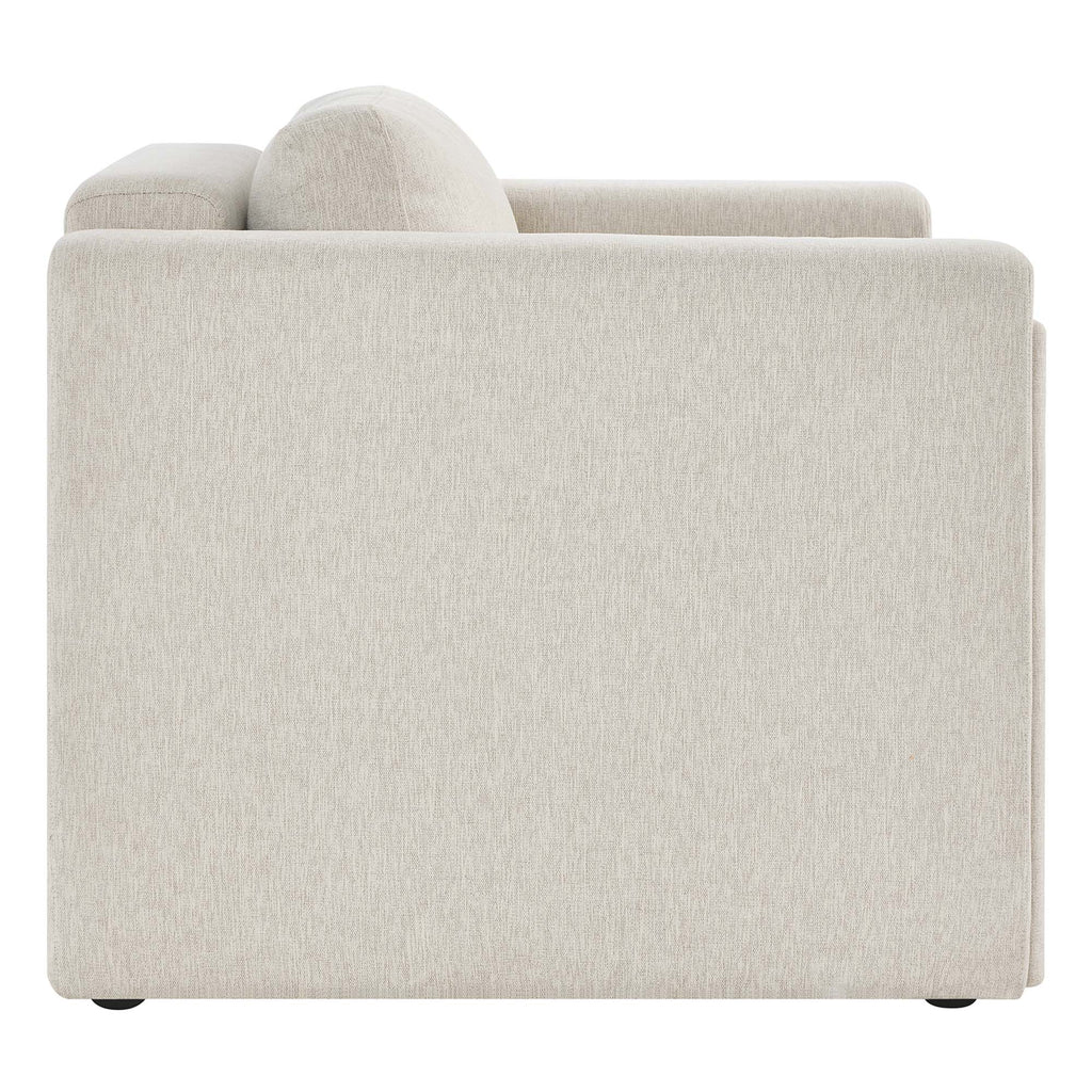 Visible Fabric Armchair - Ivory