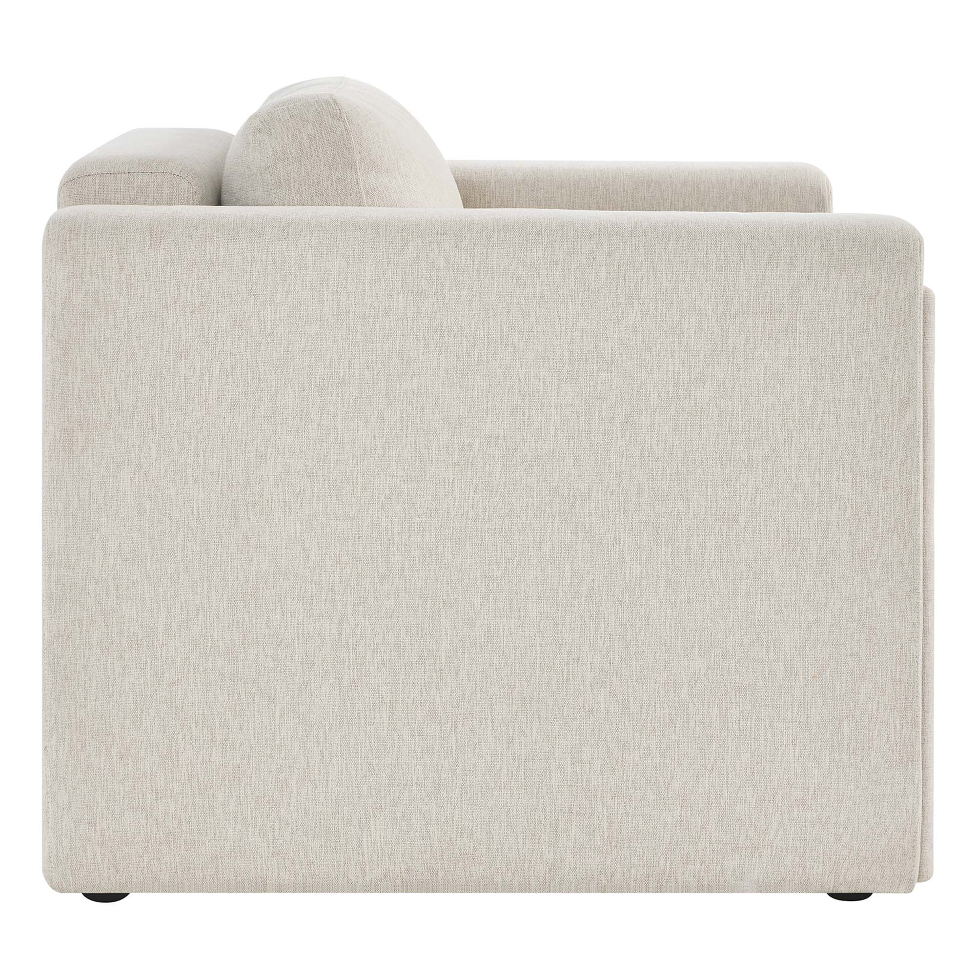 Visible Fabric Armchair - Ivory
