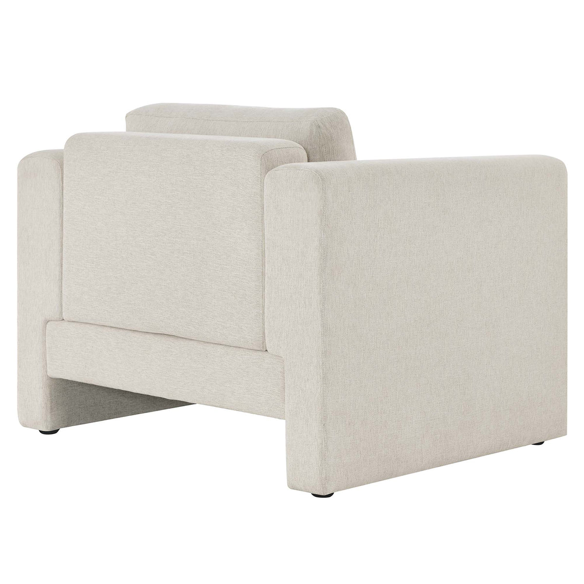 Visible Fabric Armchair - Ivory