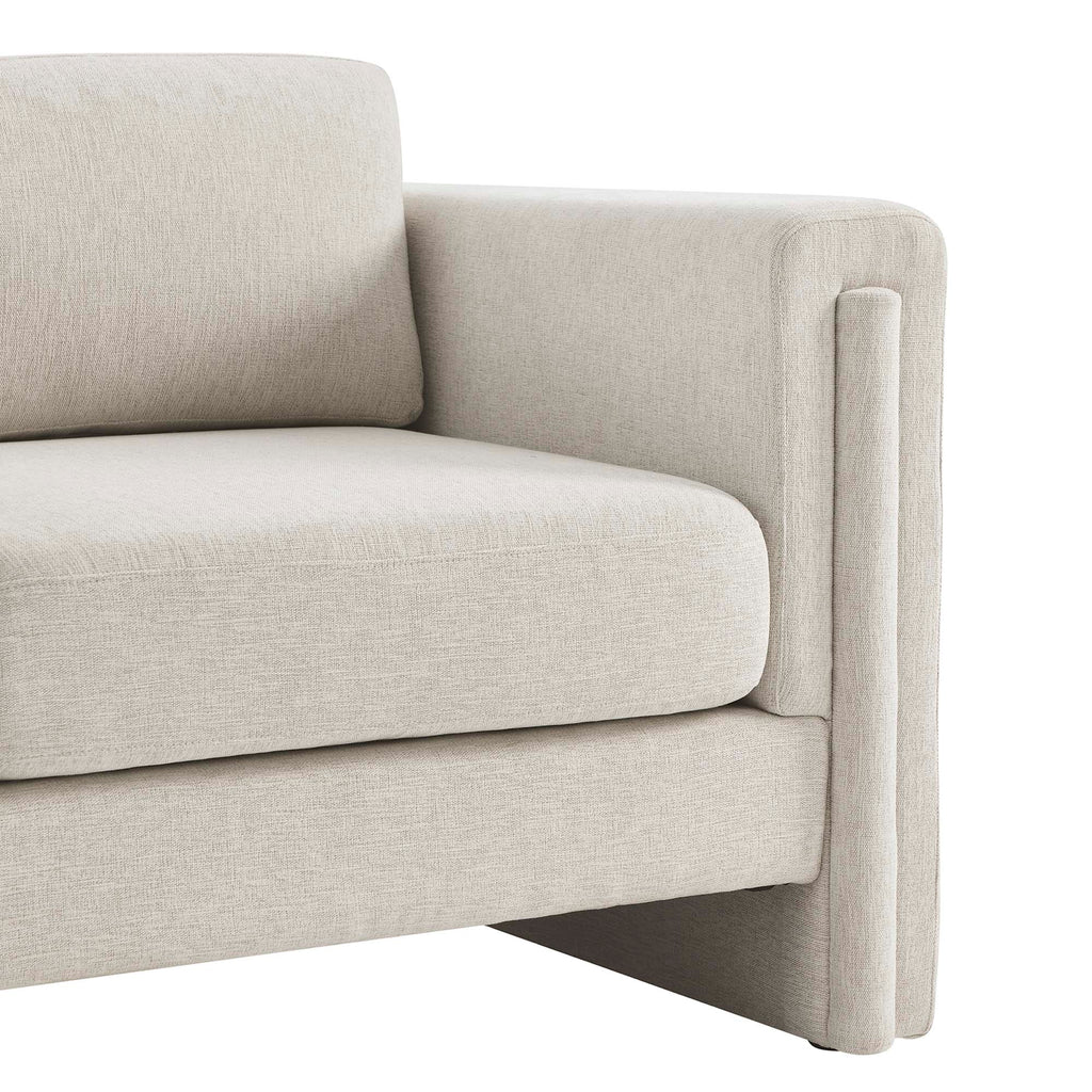 Visible Fabric Armchair - Ivory