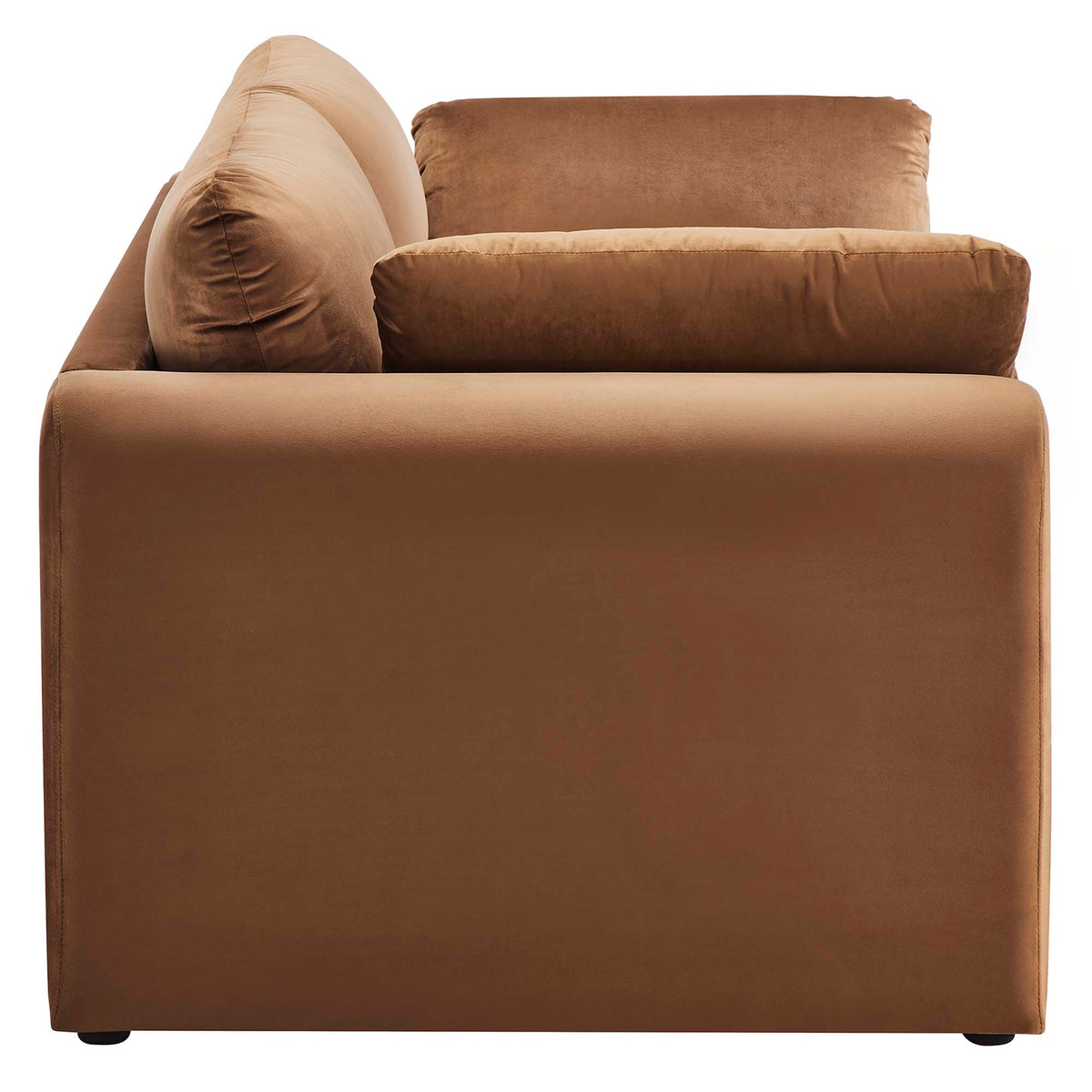 Waverly Performance Velvet Sofa - Brown