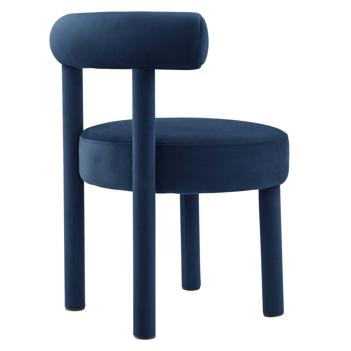 Toulouse Performance Velvet Dining Chair - Midnight Blue