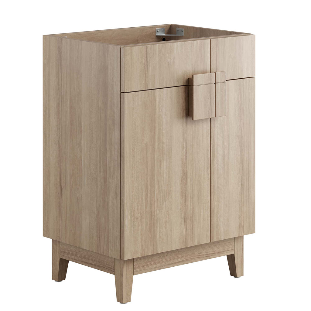 Miles 24" Bathroom Vanity Cabinet (Sink Basin Not Included) - Oak