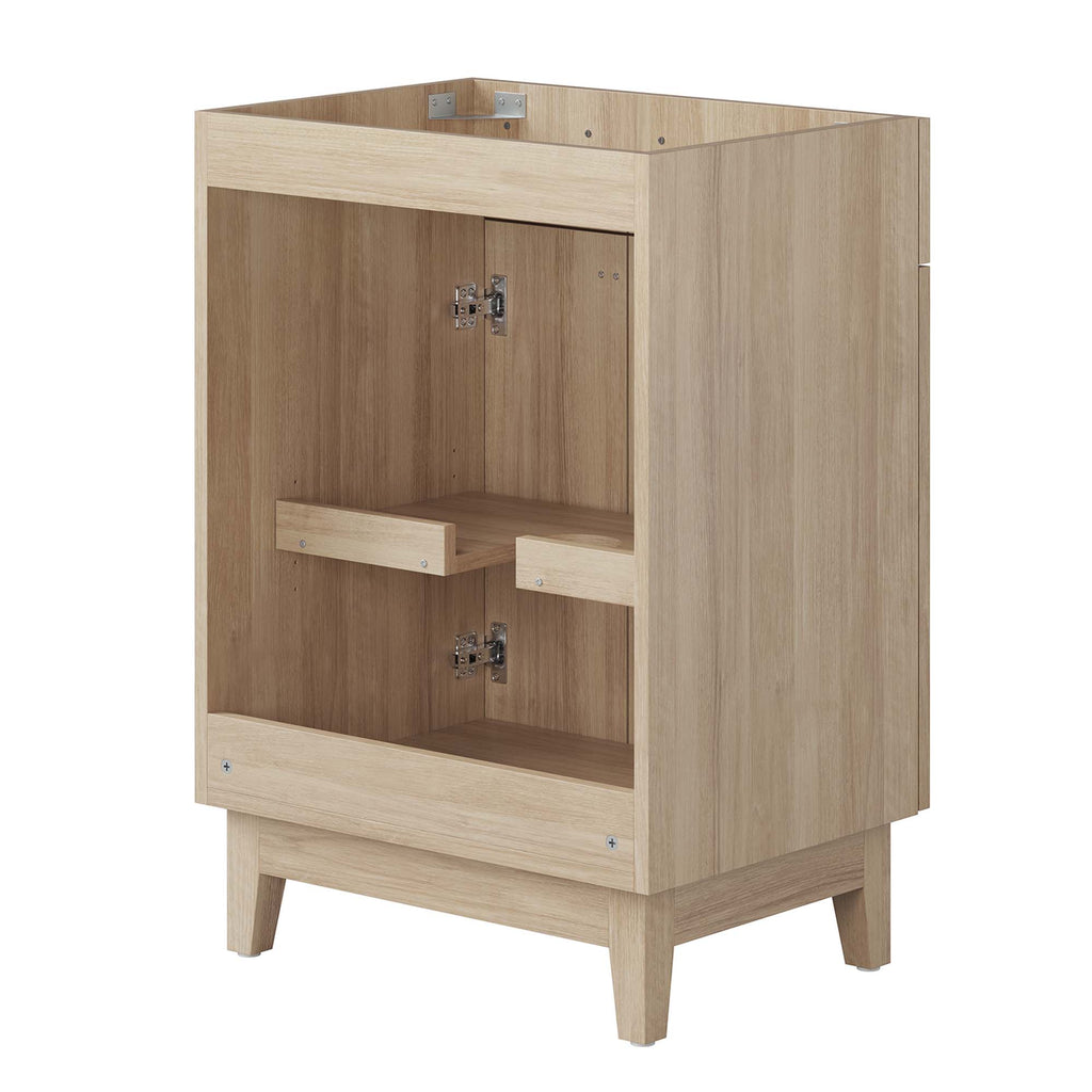 Miles 24" Bathroom Vanity Cabinet (Sink Basin Not Included) - Oak