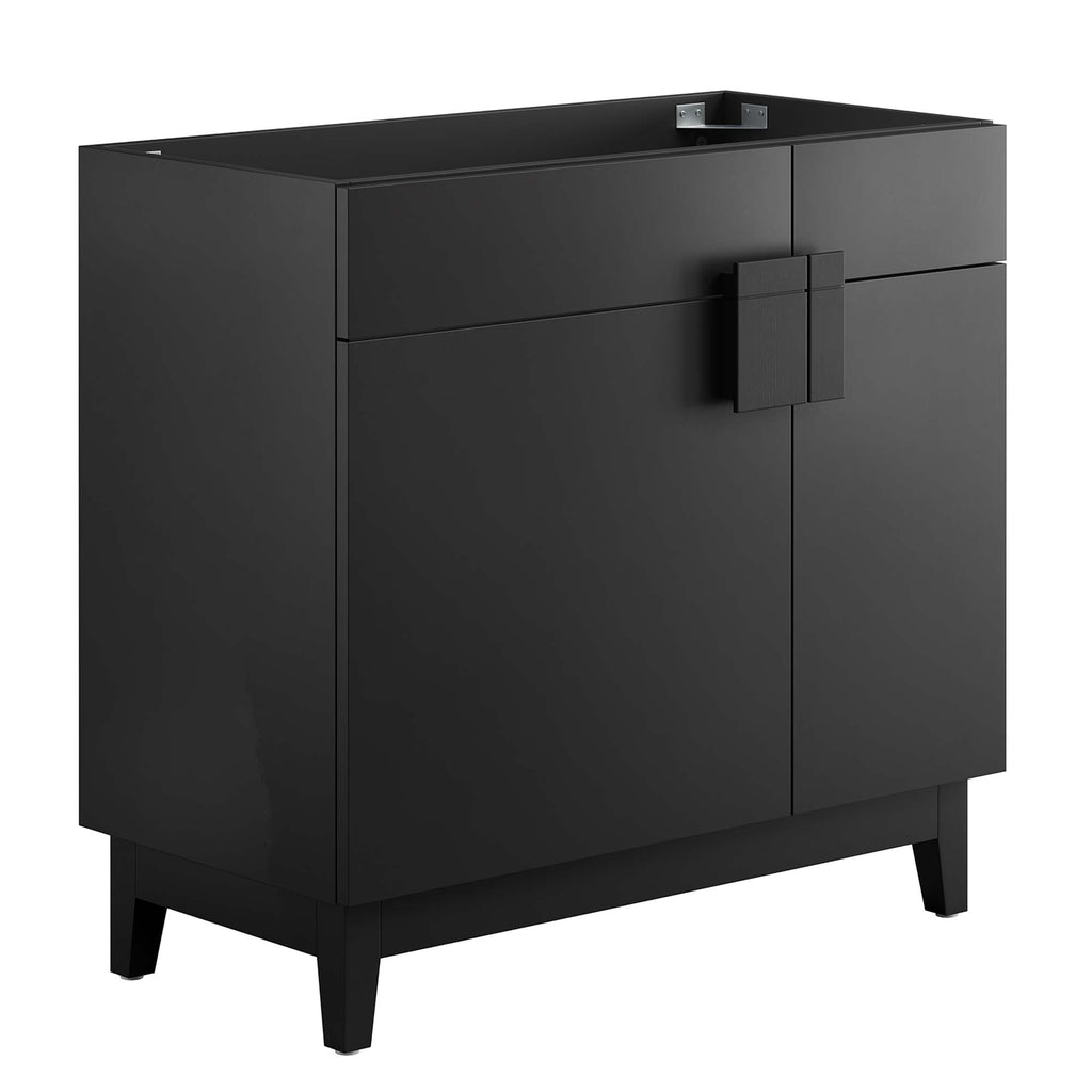 Miles 36" Bathroom Vanity Cabinet (Sink Basin Not Included) - Black