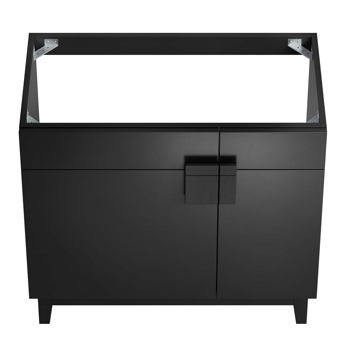 Miles 36" Bathroom Vanity Cabinet (Sink Basin Not Included) - Black