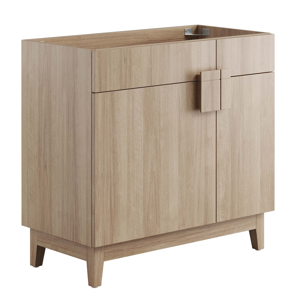 Miles 36" Bathroom Vanity Cabinet (Sink Basin Not Included) - Oak
