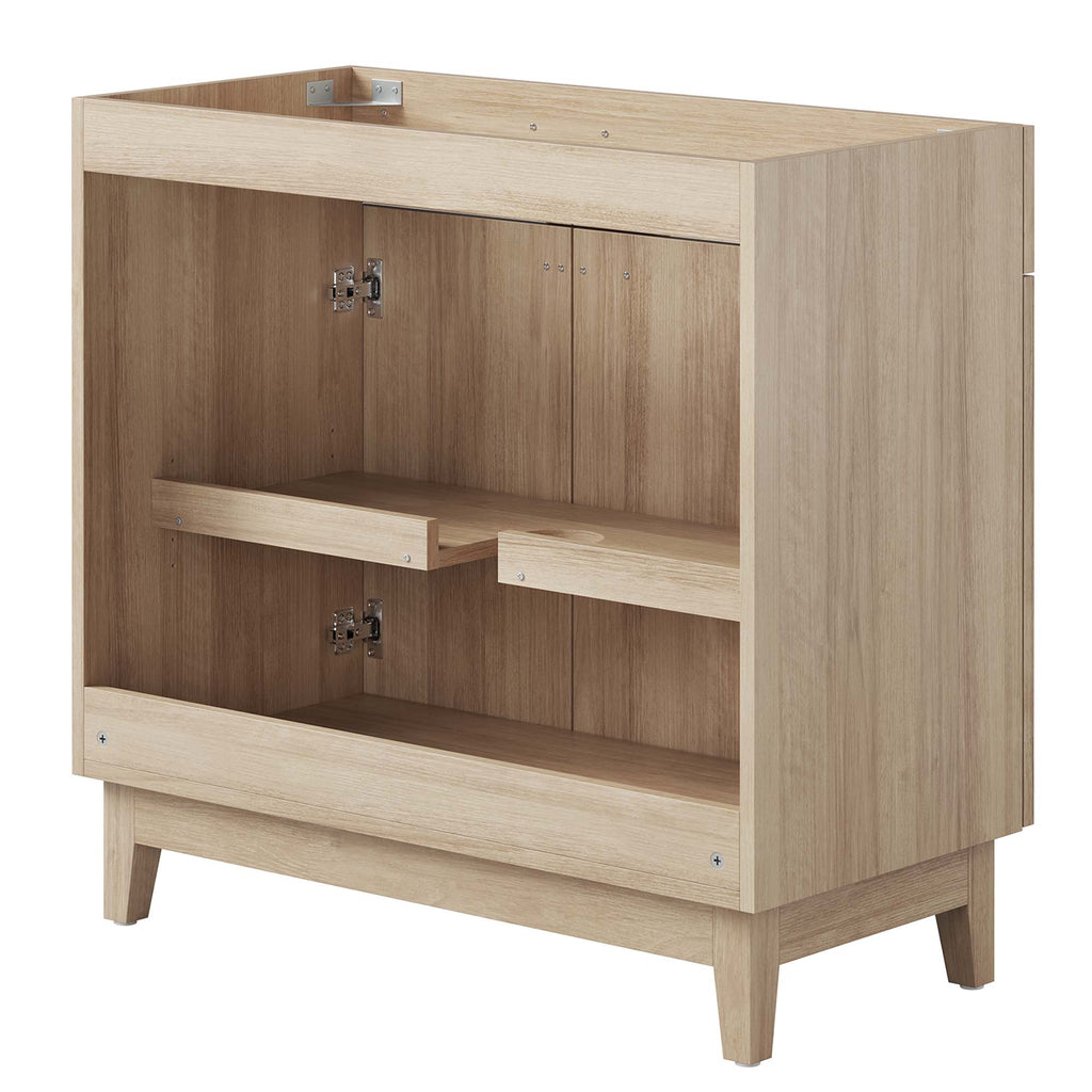 Miles 36" Bathroom Vanity Cabinet (Sink Basin Not Included) - Oak