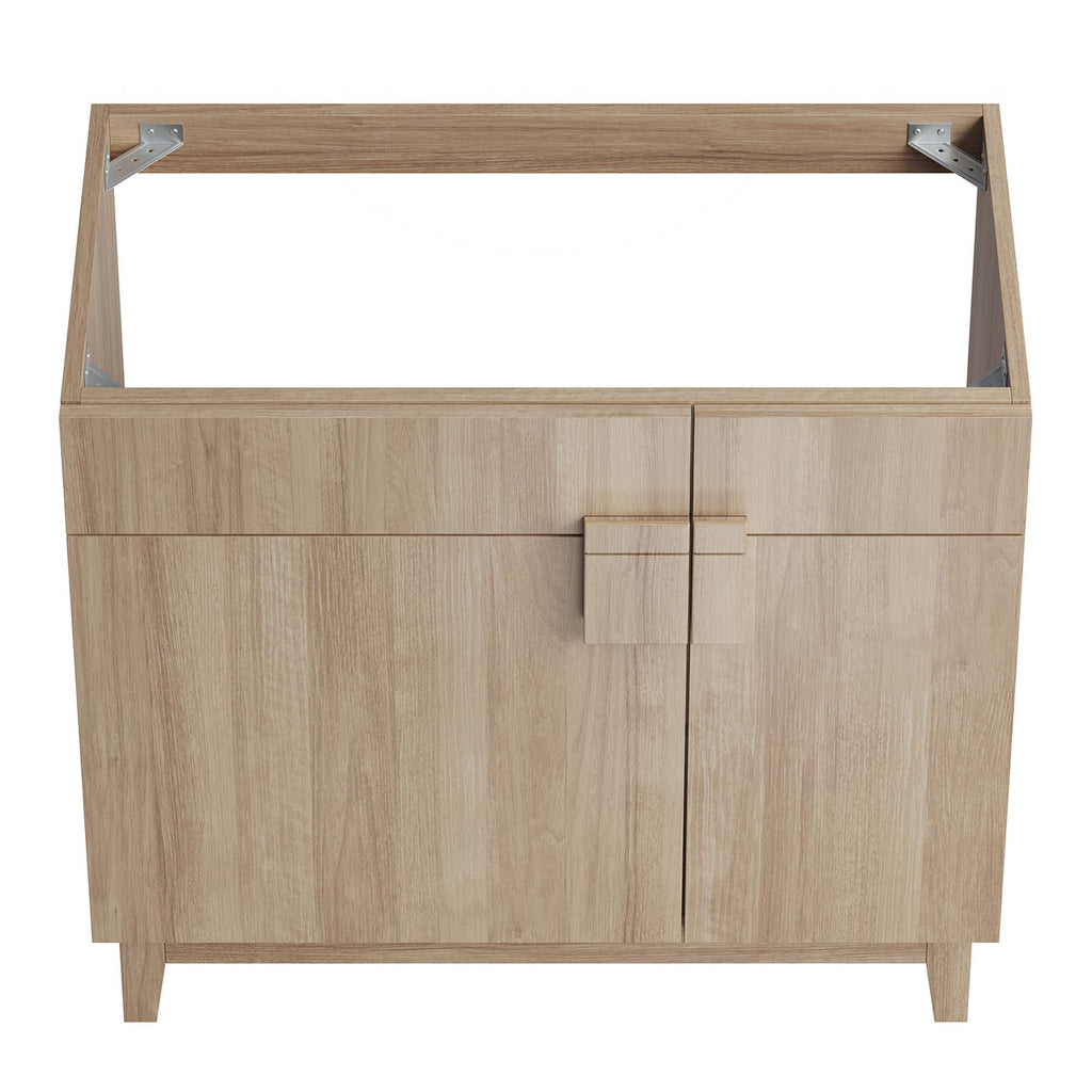 Miles 36" Bathroom Vanity Cabinet (Sink Basin Not Included) - Oak