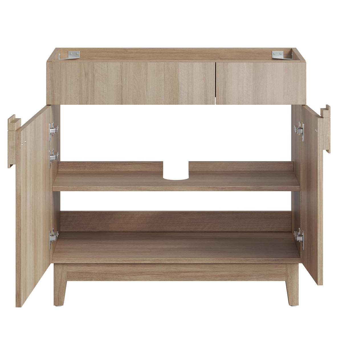 Miles 36" Bathroom Vanity Cabinet (Sink Basin Not Included) - Oak