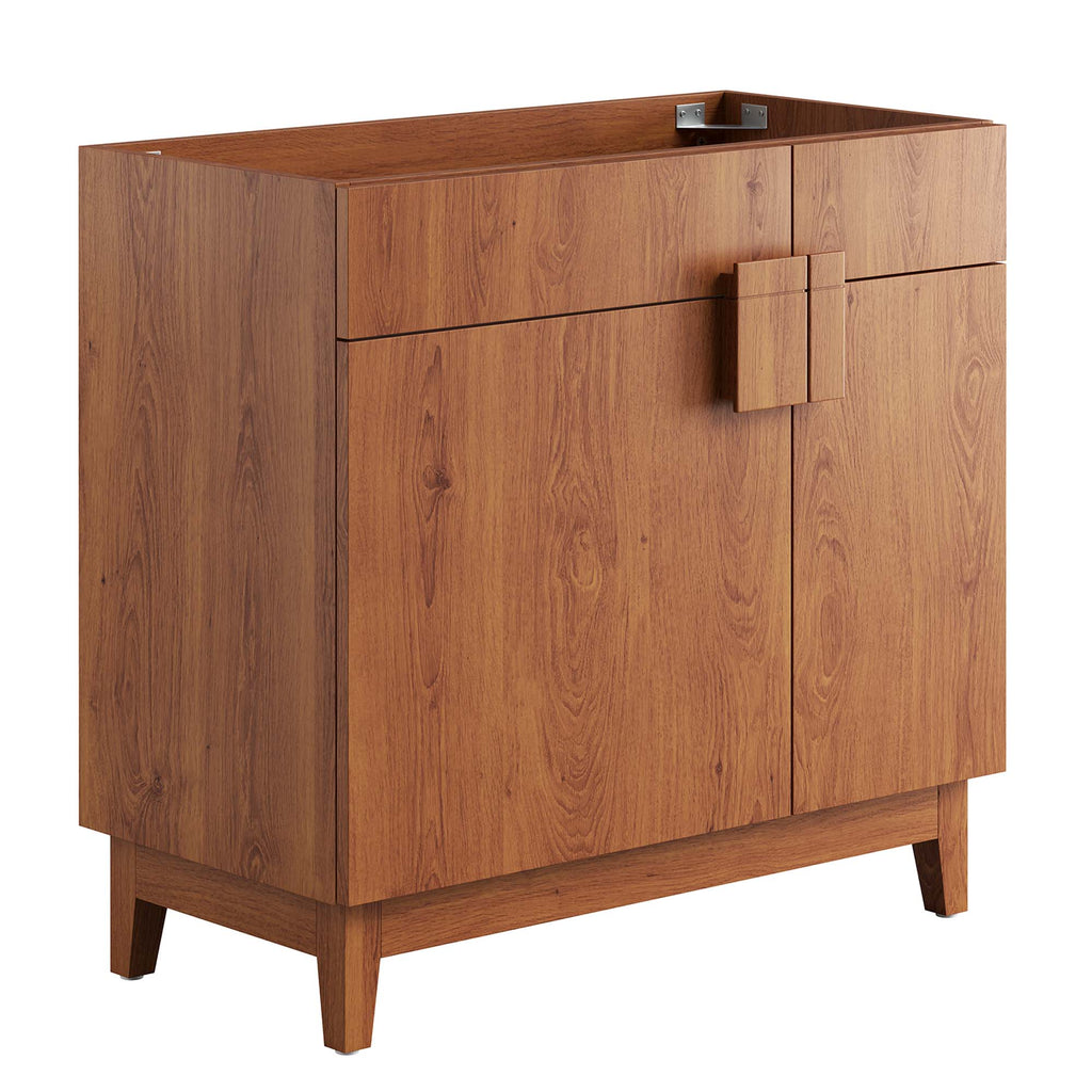 Miles 36" Bathroom Vanity Cabinet (Sink Basin Not Included) - Walnut