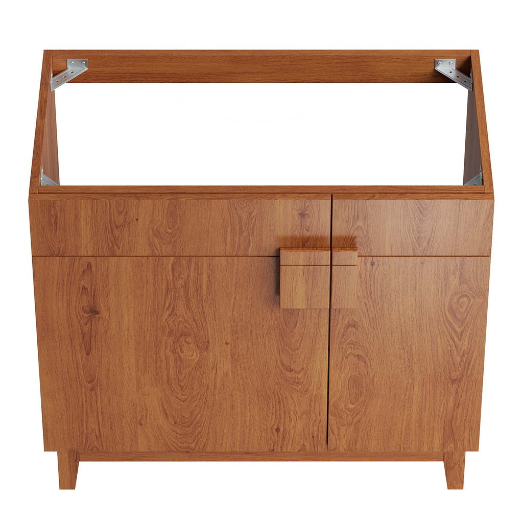 Miles 36" Bathroom Vanity Cabinet (Sink Basin Not Included) - Walnut