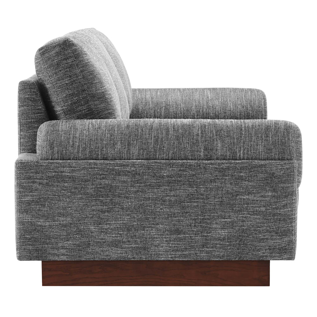 Oasis Upholstered Fabric Sofa - Gray
