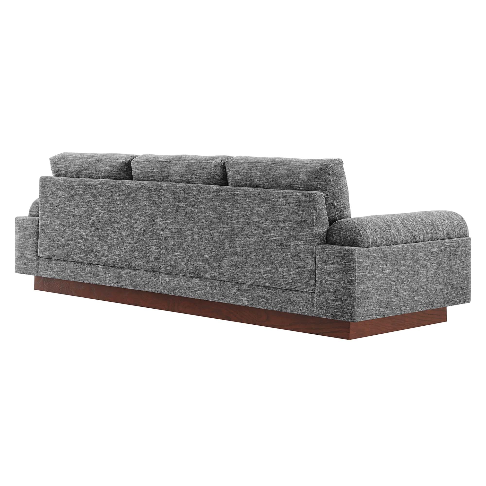 Oasis Upholstered Fabric Sofa - Gray