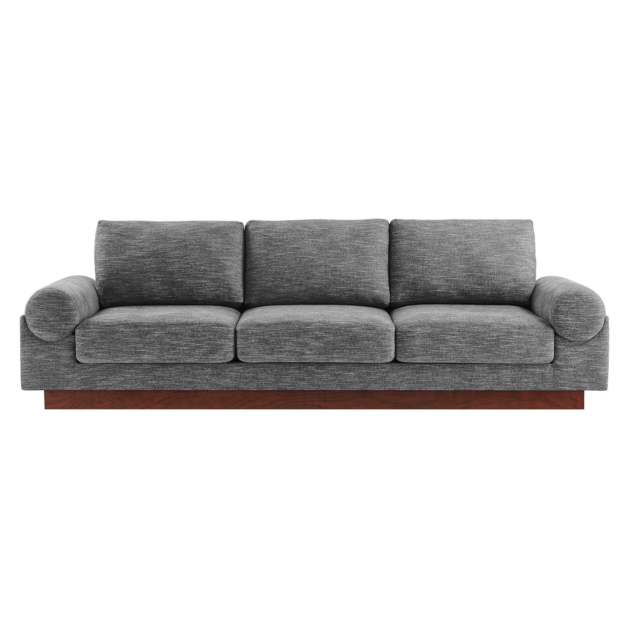 Oasis Upholstered Fabric Sofa - Gray