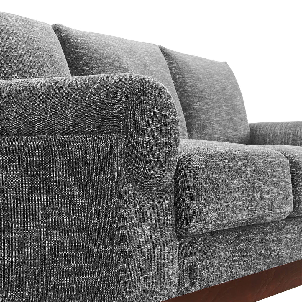 Oasis Upholstered Fabric Sofa - Gray