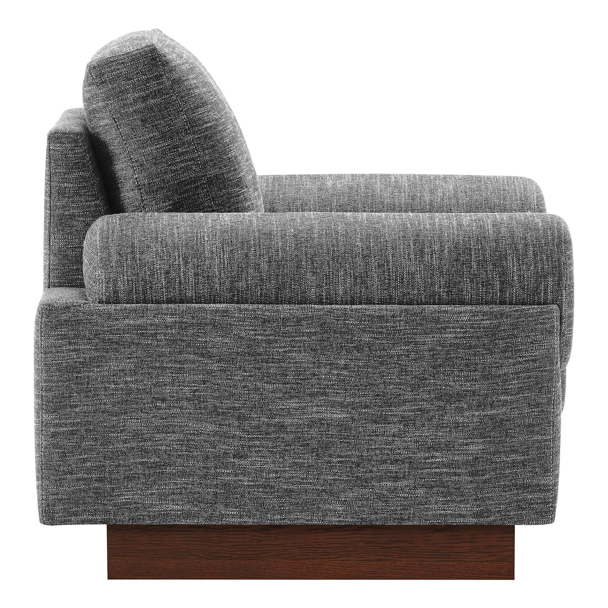 Oasis Upholstered Fabric Armchair - Gray