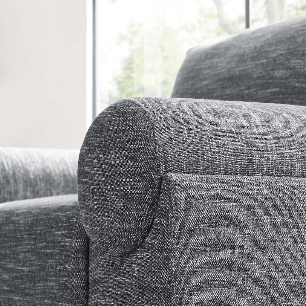 Oasis Upholstered Fabric Armchair - Gray