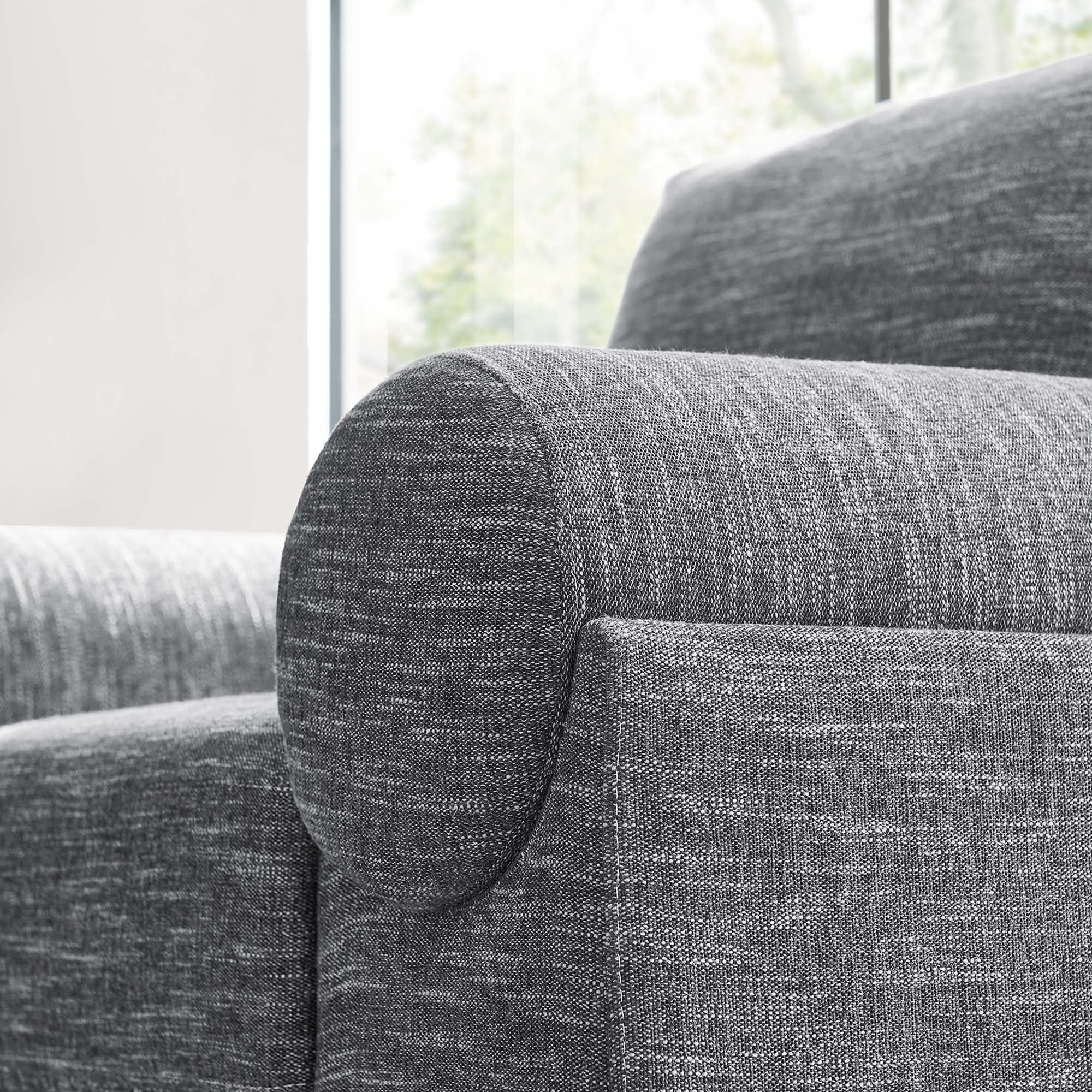 Oasis Upholstered Fabric Armchair - Gray
