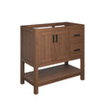 Ashlyn 36" Wood Bathroom Vanity Cabinet (Sink Basin Not Included) - Walnut