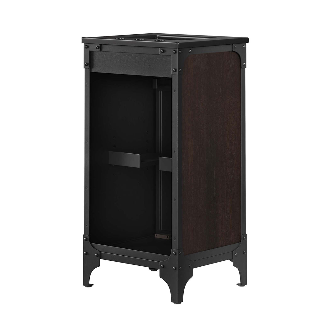 Steamforge 18" Bathroom Vanity - Black Black