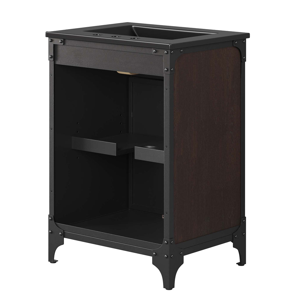 Steamforge 24" Bathroom Vanity - Black Black